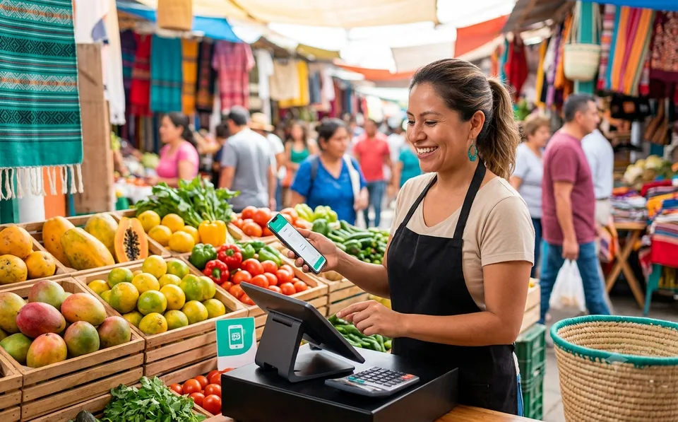 Vendeuse au marché
